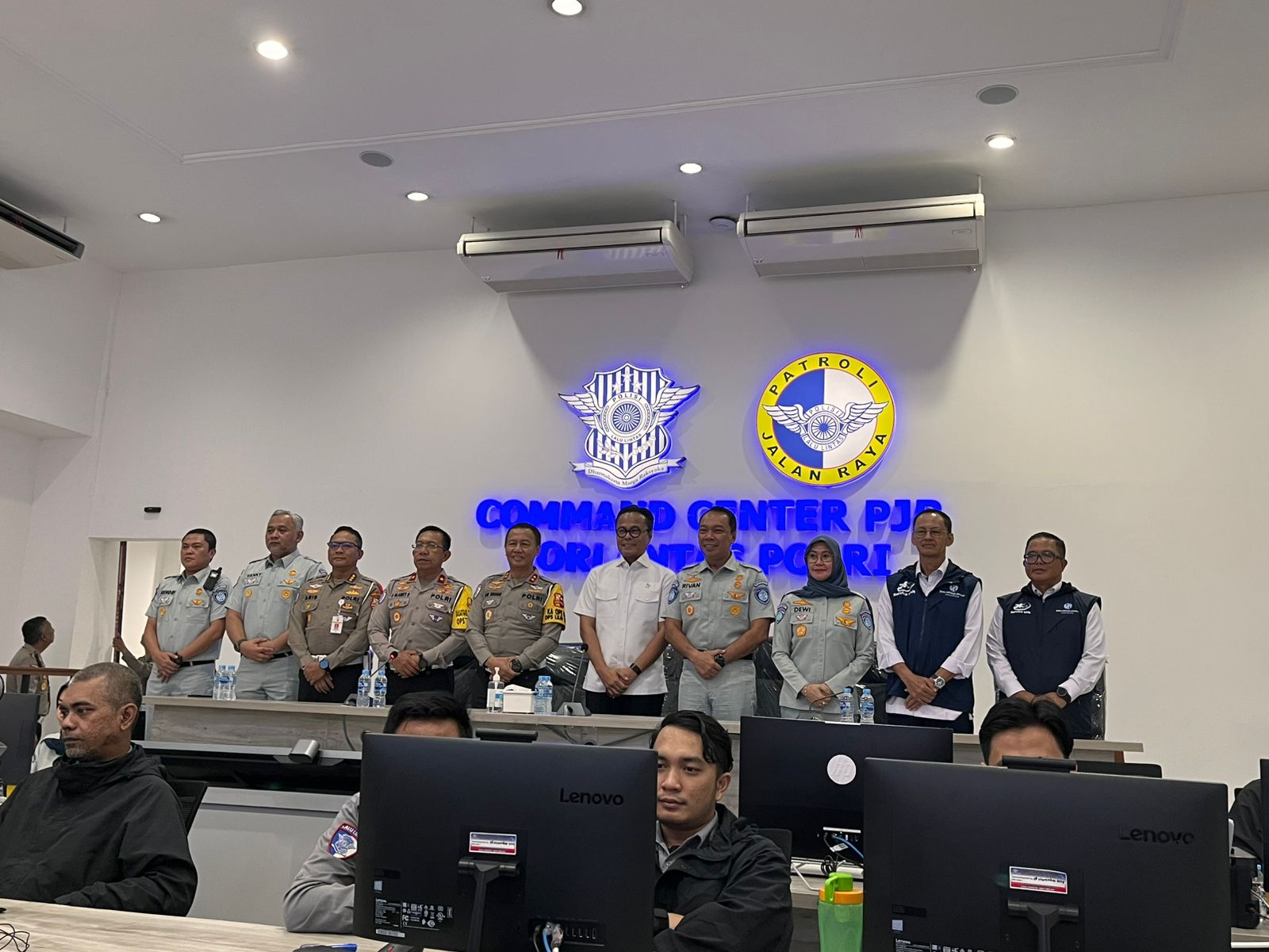 sinergi Korlantas dan Polri di Command Center KM 29