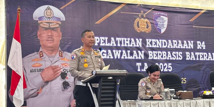 Korlantas Polri Gelar Pelatihan Kendaraan Listrik R4